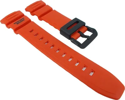 Produktbild von Casio Ersatzband orange/schwarz für AE-2100W