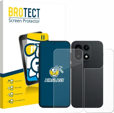 Produktbild von BROTECT Schutzglas für OnePlus 15 (Display+Rückseite) Schutzfolie Panzer Folie Glas Display Schutz klar