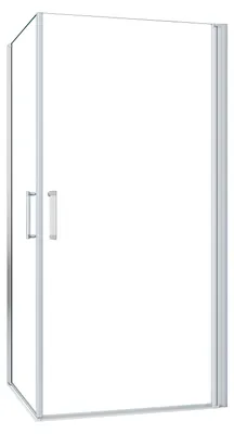 Produktbild von Duschspa EP-Weiß Eckdusche 70x70x185cm Duschkabine 5mm ESG Sicherheitsglas Pendeltür Eckeinstieg Duschtür
