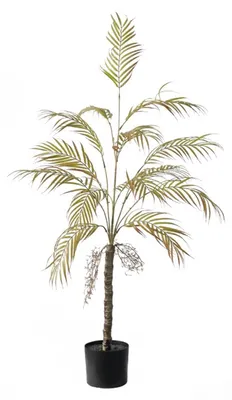 Productafbeelding van Zstar Kunstpalm, 120 cm. Grote kunstpalm in pot, geschikt voor binnenshuis