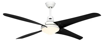 Obrázek produktu pro Stropní ventilátor s osvětlením a dálkovým ovládáním Mirage 142 cm Bílá / Černá