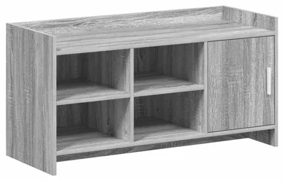 Obrázok produktu pre Skriňa na topánky, farba sivá Sonoma, rozmer 100 x 39,5 x 51 cm, materiál: kompozitné drevo
