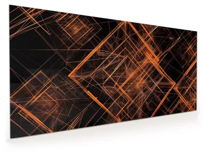 Produktbild von Küchenrückwand Spritzschutz Glas mit Motiv Geometrisches Muster 40 x 40 cm