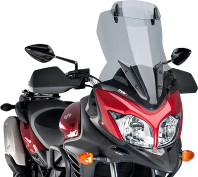 Zdjęcie produktu dla Ekran turystyczny PUIG z przezroczystym owiewką dla Suzuki