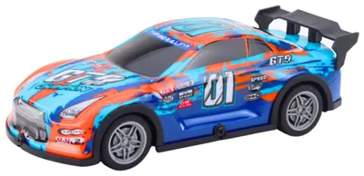Obrázek produktu pro LEAN Toys 23058 RC závodní auto, svítící karoserie, oranžovo-tyrkysové