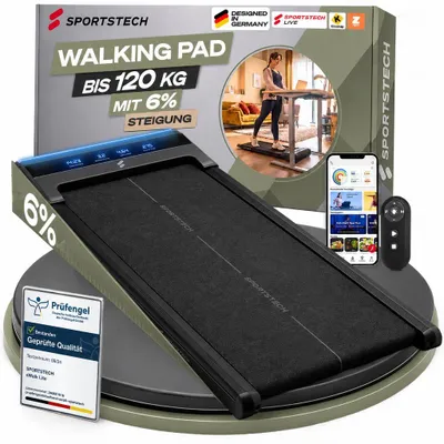 Produktbild von Sportstech Laufband sWalk_Lite | LED-Feedback | 1-6 km/h Geschwindigkeit