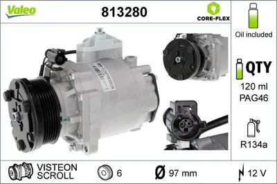 Image de Compresseur d'air VALEO 813280