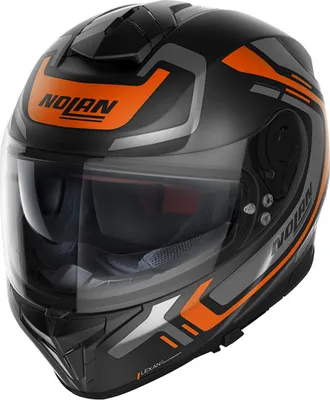 Produktbild von Nolan N80-8 Ally N-Com Helm, schwarz/orange, XL (62)