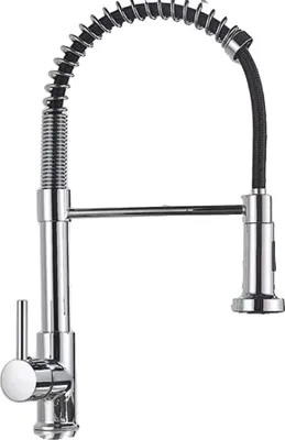 Immagine prodotto di Rubinetto per lavello da cucina, acciaio inox, con doccetta estraibile, cromato B