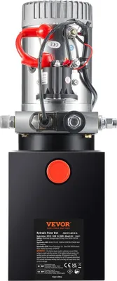 Produktbild von Hydraulikpumpe 8 Quart einfachwirkende Pumpe für Kippanhänger, Antriebseinheit DC 12V