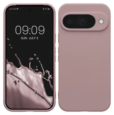 Produktbild von kwmobile Handyhülle für Google Pixel 10 Hülle - weiches Handy Silikon Case - Schutzhülle Cover - Nude Lilac