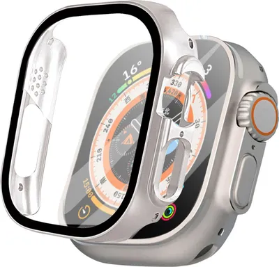Productafbeelding van imoshion Full Cover Hardcase voor de Apple Watch Ultra / Ultra 2 / Ultra 3 - 49 mm - Titanium