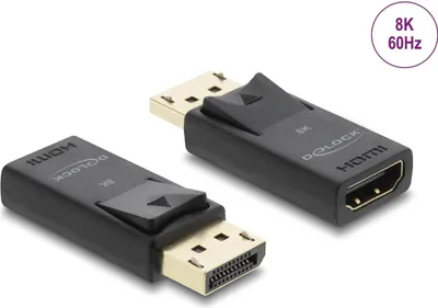 Obrázek produktu pro DeLOCK 61084, DisplayPort, HDMI, Černá