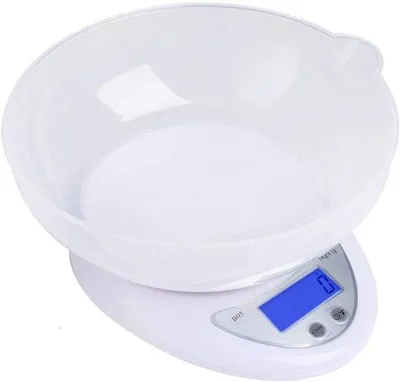 Produktbild von Küchenwaage mit Mischfunktion, multifunktionale Lebensmittelwaage, bis 5 kg, mit Tarrafunktion
