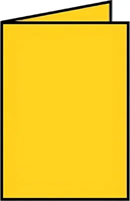 Produktbild von Coloretti Karten 5 Stück A7Hd Goldgelb