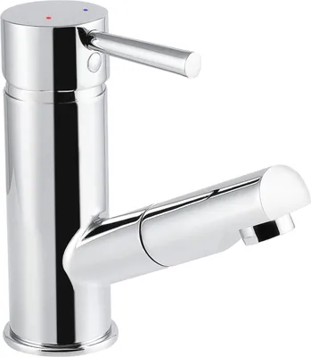 Productafbeelding van Cornat wastafelmengkraan "Fuerte" – wastafelkraan voor de badkamer – verchroomd