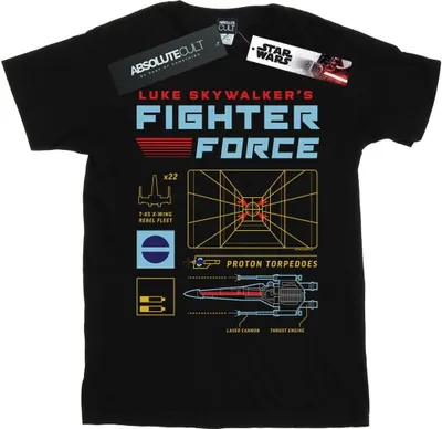 Produktbild von Star Wars - "Fighter Force" T-Shirt für Herren BI46549 (L) (Schwarz)
