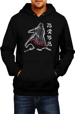 Produktbild von Herren Kapuzenpullover Japan Manga Anime Comics Animation Naruto Namikaze, Man XL / Schwarz