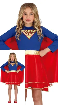 Produktbild von Guirca Superheldinnenkostüm  5-6 Years  5-6 Years