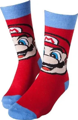 Produktbild von Nintendo Socken -43/46- Mario, rot/blau