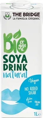 NAPÓJ SOJOWY BEZ DODATKU CUKRÓW BEZGLUTENOWY BIO 1 L - THE BRIDGE