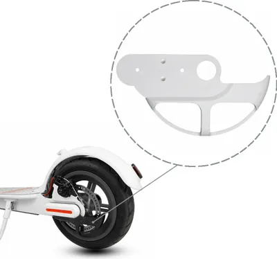 Produktbild von Bremsscheibenabdeckung für Xiaomi M365 / PRO / PRO 2 / 1S / Essential - WEISS