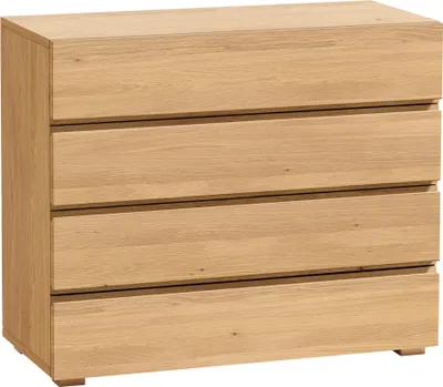 Produktbild von HASENA Wood Line Lovara Kommode 4 Schubladen Eiche bright