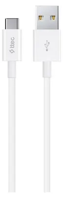 Produktbild von Ttec 2DK12B, 1,2 m, USB C, USB A, USB 2.0, 0,48 Gbit/s, Weiß