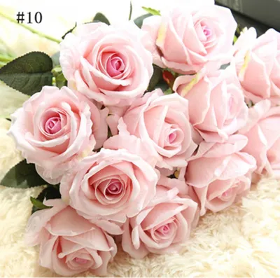 Produktbild von 1pc künstlich gefälschter Rosenblumengarten Home Hochzeit Brautpartydekoration-10#