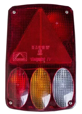 Obrázok produktu pre Zadné svetlo Aspock Earpoint IV 5-PIN a 8-PIN hmlové, spiatočka - ĽAVÁ