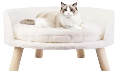 Obrázek produktu pro Kočičí pelíšek, zvýšený design, konstrukce z dřeva, 60 cm