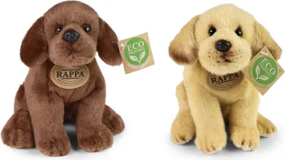 Produktbild von Rappa Plüsch Labrador Retriever Kuscheltier 20cm umweltfreundliches Spielzeug