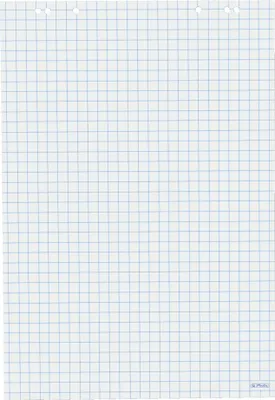 Produktbild von Herlitz Flipchartblock / Größe: 68x99cm / 20 Blatt / kariert
