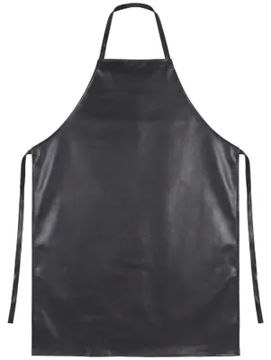 Arbeitsschürze 98x65 cm, schwarzes PU-Leder, wasserdicht, verstellbar
