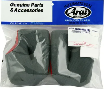 Zdjęcie produktu dla ARAI DryCool Wangenschaumstoffe 25mm (S-L-XL Standard Thickness) MX-V Helme