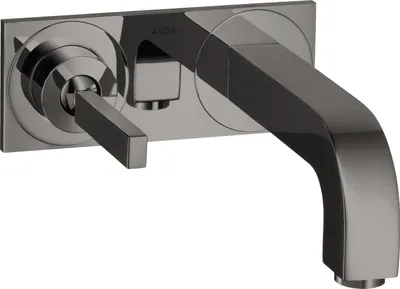 Produktbild von hansgrohe AXOR Citterio Einhebel-Waschtischmischer Unterputz, Auslauf 225mm, Platte für Wandmontage, 39115330