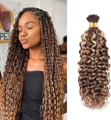 Immagine prodotto di Capelli per trecce Boho Water Wave 60 cm 2x100g P4/27# brasiliani
