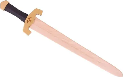 Produktbild von Beowulf Spielzeugschwert aus Vollholz, 60 cm, farbig, mit Kunstledergriff
