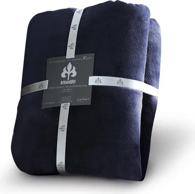 Produktbild von Irisette Kuscheldecke uni Relax 8900 Farbe marine-21 Größe 150x200 cm