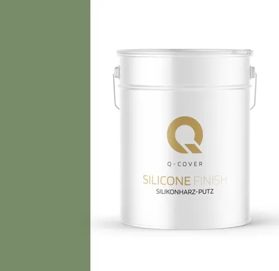 Produktbild von Silikonharz-Putz | Grassgrün | Reibeputz | Silikonputz | Fassadenputz | 25 kg 2mm | Kratzputz Oberput Strukturputz Fertigputz Wände Und Decken