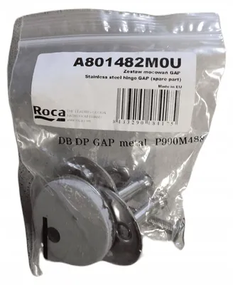 Produktbild von Roca GAP Scharnierbefestigung für WC-Sitze Silber