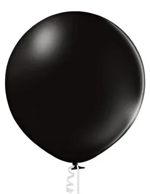 Produktbild von Schwarze Luftballons, 5 Stück - Godan