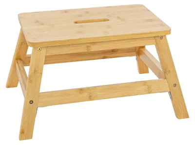 Obrázek produktu pro Dřevěná stolička BAMBOO, 1 stupeň
