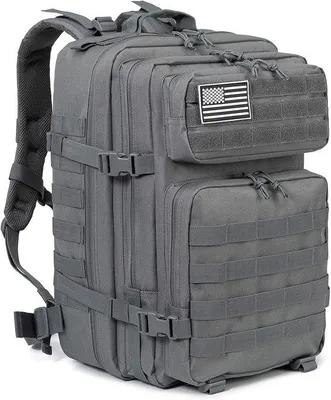 Produktbild von 45-Liter-Taktischer Rucksack, Militärrucksack für Herren, MOLLE-System, Tagesrucksack für 3 Tage, Notfallrucksack, ideal für Wandern und andere Aktivitäten