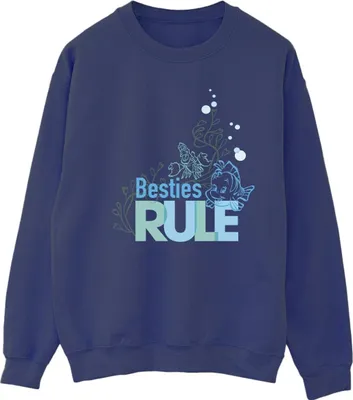 Produktbild von Disney - "The Little Mermaid Besties" Sweatshirt für Damen BI23414 (XXL) (Marineblau)