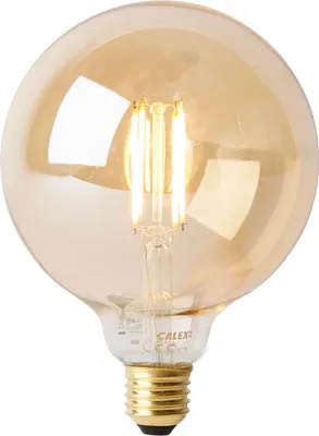 Produktbild von Calex E27 dimmbare LED-Glühlampe G125 Gold I Messingline 4,5W 470 lm 2100K