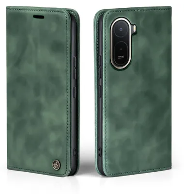 Produktbild von Handy Hülle für Xiaomi Redmi A7 Pro Klapphülle Bookcase Flip Cover Handy Tasche Etui Farbe: Grün