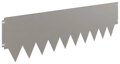 Zdjęcie produktu dla vidaXL Ograniczniki do trawnika, 10 sztuk, 103 x 30 cm, stal, wygląd imitujący rdzę