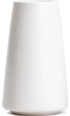 Immagine prodotto di Omgoods - Vaso in Vetroceramica bianca, grande, da 20 cm, ideale per fiori