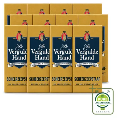 Zdjęcie produktu dla 12 sztuk mydła do golenia w sztyfcie De Vergulde Hand - 75 g - opakowanie zbiorcze